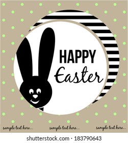 easter rabbit  card 