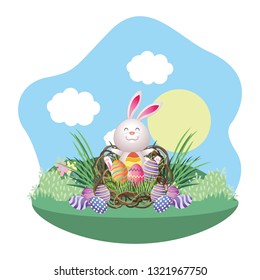 easter rabbit cartoon