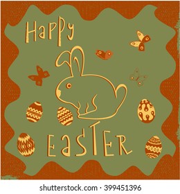 easter rabbit chocolate vintage