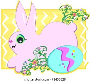 Easter Rabbit and Egg