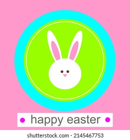 Easter rabbit. Illustration, Picture, Computer graphic