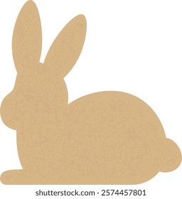 Easter Rabbit Price Tag Vector Illustration