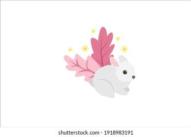 Easter Rabbit Spring Vector Icon