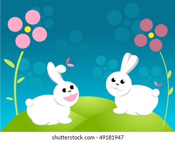 Easter rabbits
