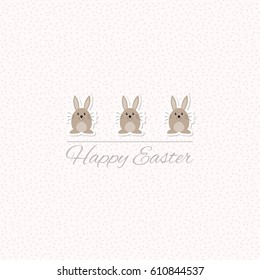 Easter Rabbits Greeting Card