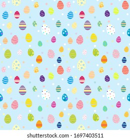 Easter repeat pattern background design