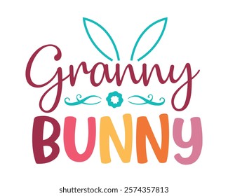 Easter Retro design, Easter Family,Groovy Style Easter Day Design,funny easter,Cut Files,bunny, nurse, mommy