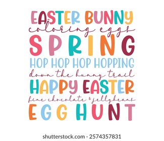 Easter Retro design, Easter Family,Groovy Style Easter Day Design,funny easter,Cut Files,bunny, nurse, mommy