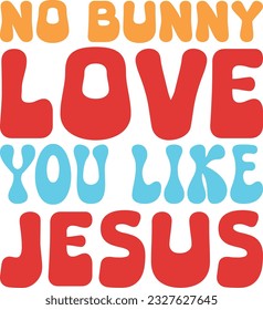 Easter retro svg design and eps file 