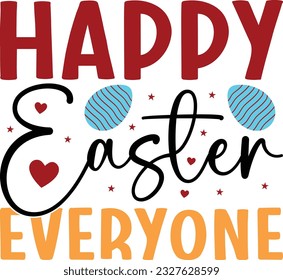 Easter retro svg design and eps file design
