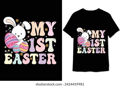 easter retro t shirt design