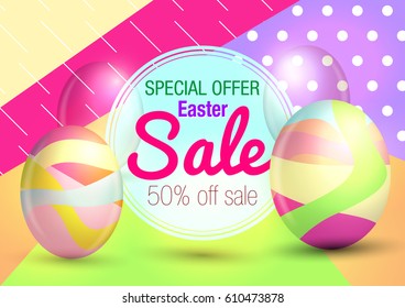 Easter. Sale.