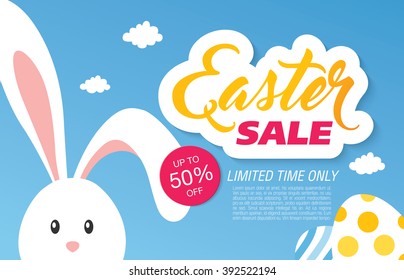 Easter sale banner