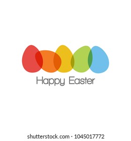 Easter sale banner background template with beautiful colorful spring flowers and eggs. Vector illustration.