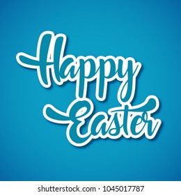 Easter sale banner background template. Vector illustration.