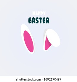 Easter sale banner background template,  Vector Illustration.Happy Easter Eggs, Spring holiday.
