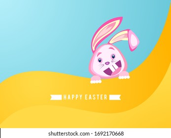 Plantilla de fondo de banner de la venta de Semana Santa, Vector Illustration.Happy Eggs de Pascua, vacaciones de primavera.
