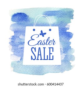 Easter Sale card. Vector illustration