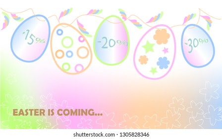 Easter sales banner