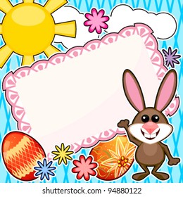 Easter scrapbook card