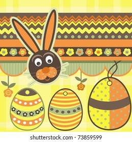 Easter scrapbook elements, vector