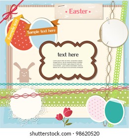 Easter scrapbook set