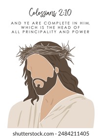 Easter Scripture posters, Jesus silhouettes, Christian vector illustration