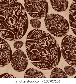 Easter seamless background