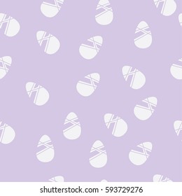 Easter seamless background with eggs for gift paper and Easter greeting cards. Vector illustration.