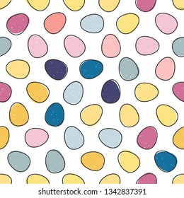 Easter seamless background. Holiday pattern. 
