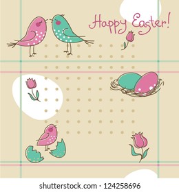 Easter seamless pattern