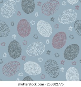 Easter seamless pattern.