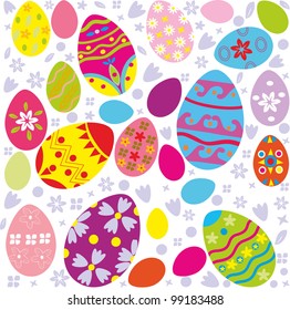 Easter seamless pattern