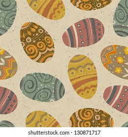 Easter seamless pattern. Vector, EPS10