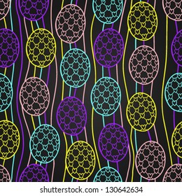 Easter seamless pattern. Vector illustration.