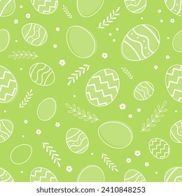 Easter seamless patterns. Spring pattern for banners, posters, cover design templates, social media stories wallpapers and greeting cards.