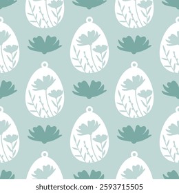 Easter seamless pattern.Spring easter pattern for wrapping paper, textile, wallpaper.