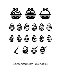 Easter set icon