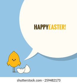 easter social media concept background