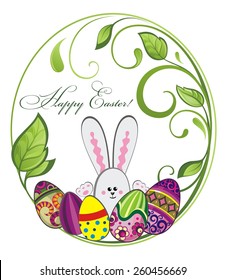 Easter spring bunny