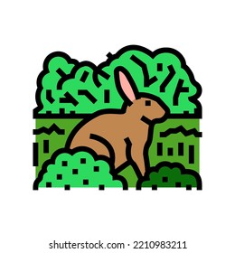 easter spring color icon vector. easter spring sign. isolated symbol illustration