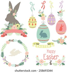 Easter Spring Elements