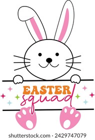 Easter Squad, Easter Quote EPS
This is only digital download file. No physical items will be sent you. This file can be used many projects like t shirt, sign, mug, printing, silhouette so forth