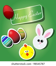 Easter sticker set
