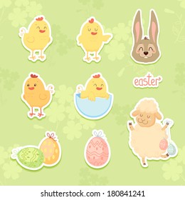 Easter stickers