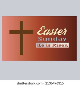 easter sun day design template