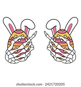 Easter Sunday Bunny T-Shirt Vector Design