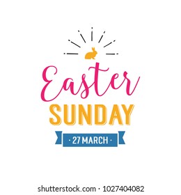 Easter Sunday lettering