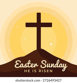 Diseño y Anuncio del poste del Domingo de Pascua