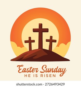 Diseño y Anuncio del poste del Domingo de Pascua